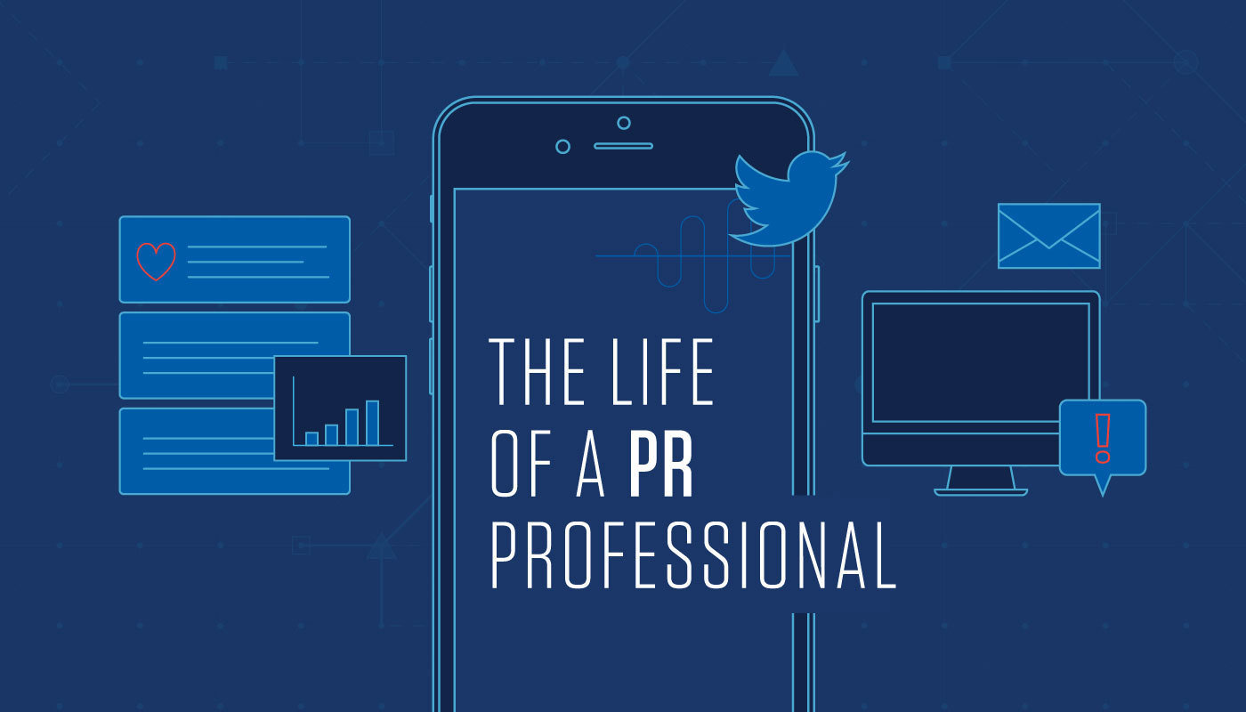 Life of a PR Professional Infographic