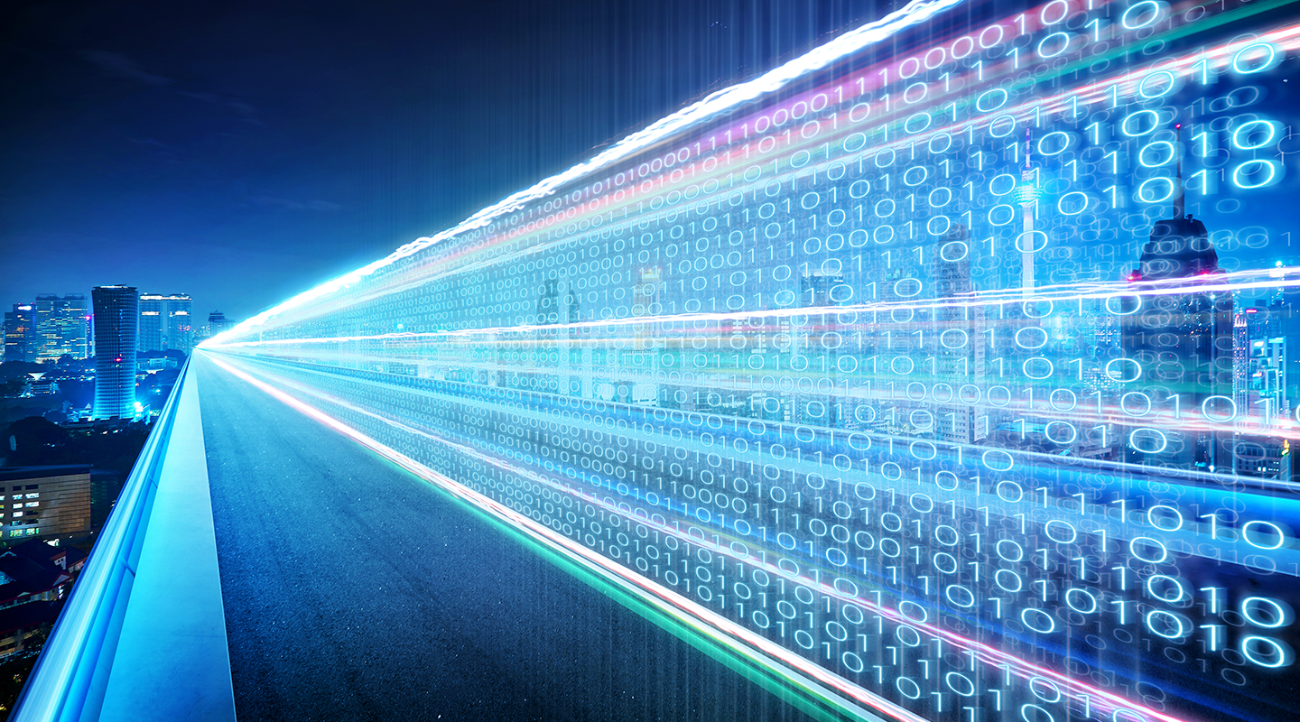 Real-time data in cutting edge time.